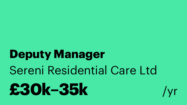Deputy Manager