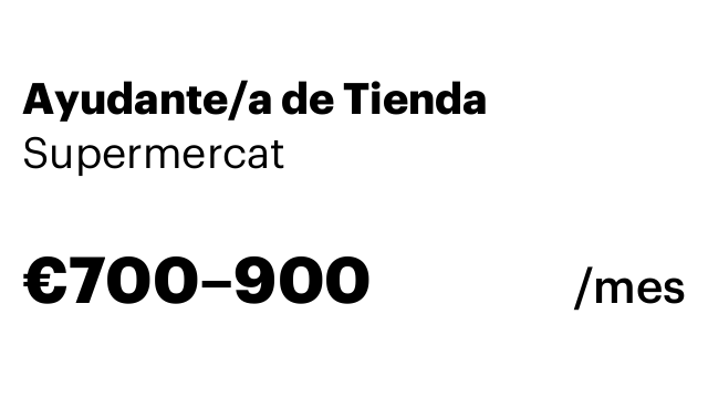 Ayudante/a de Tienda