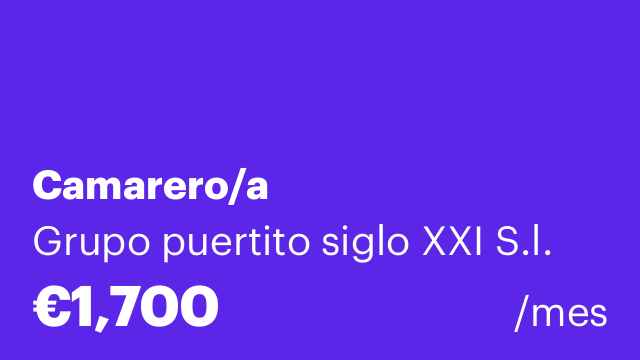 Camarero/a