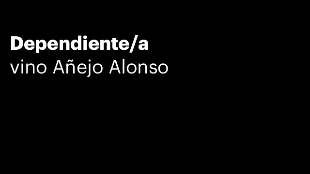 Dependiente/a