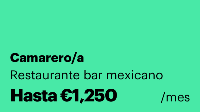 Camarero/a