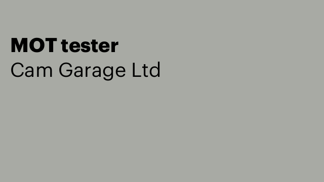 MOT tester