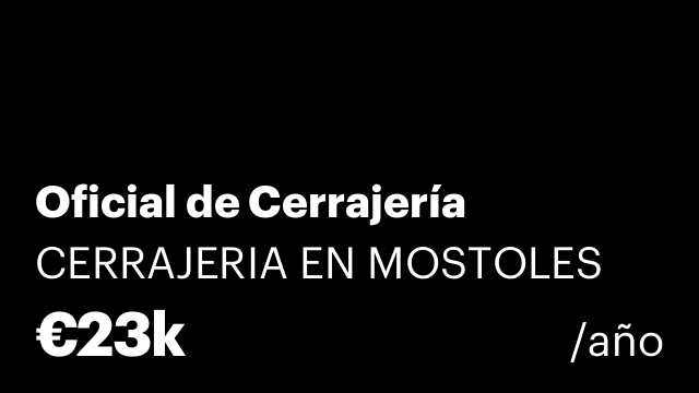 Oficial de Cerrajería