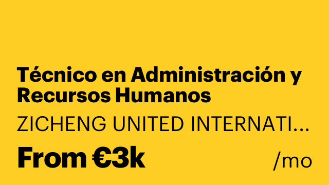 Técnico en Administración y Recursos Humanos