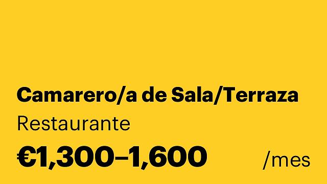 Camarero/a de Sala/Terraza
