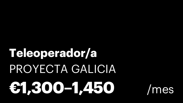 Teleoperador/a