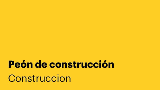 Peón de construcción