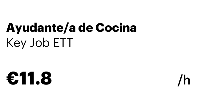 Ayudante/a de Cocina