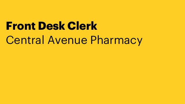 Front Desk Clerk