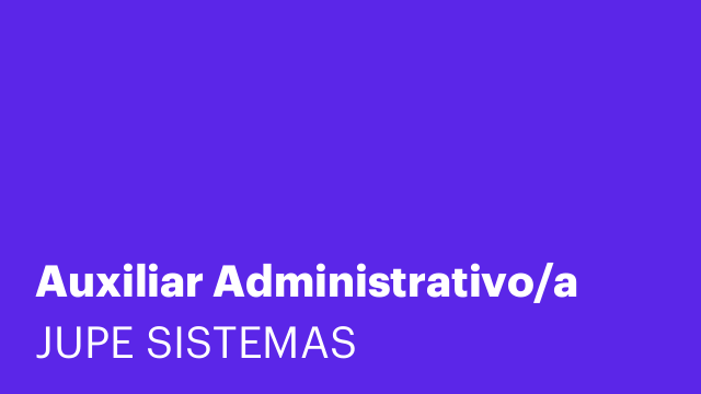 Auxiliar Administrativo/a