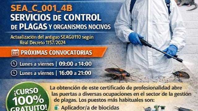 Técnico/a en Control de Plagas