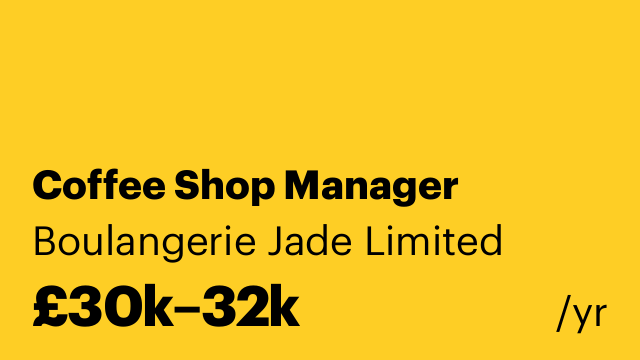 Coffee Shop Manager