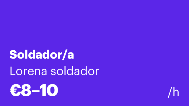 Soldador/a