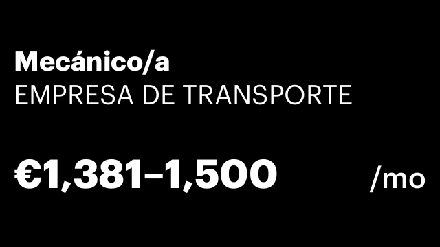 Mecánico/a