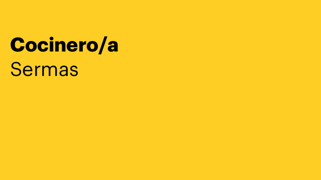 Cocinero/a