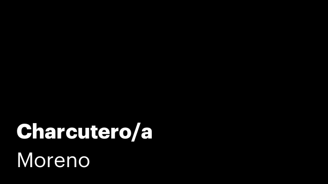Charcutero/a
