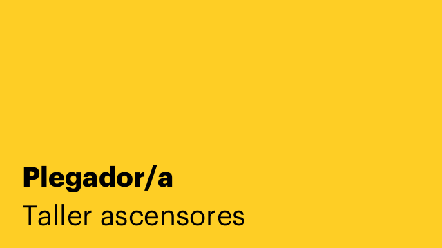 Plegador/a