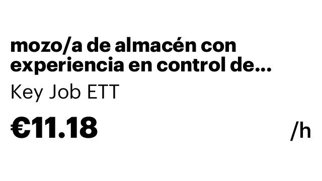 mozo/a de almacén con experiencia en control de pedidos e inventario.