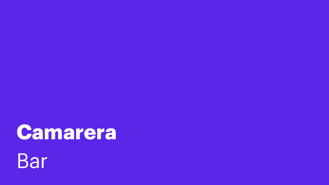 Camarera