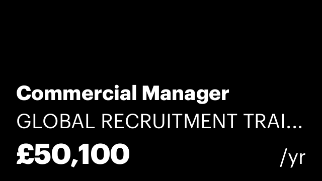 Commercial Manager