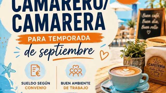 Camarero/a de Barra y Sala/Terraza
