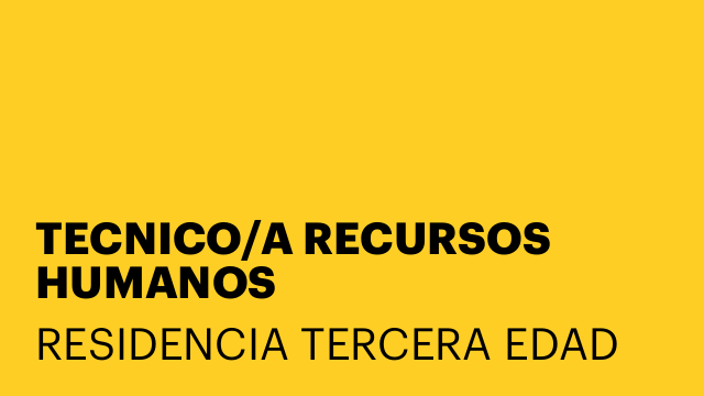 TECNICO/A RECURSOS HUMANOS