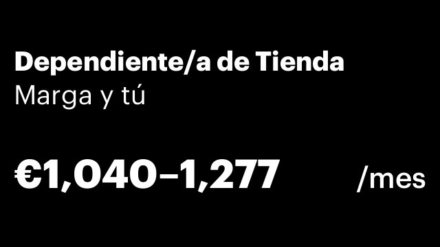 Dependiente/a de Tienda