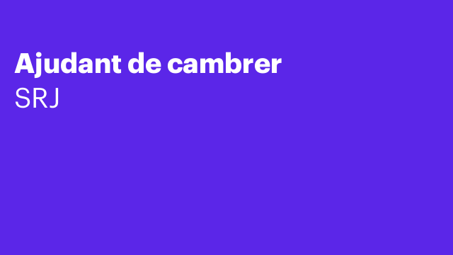 Ajudant de cambrer