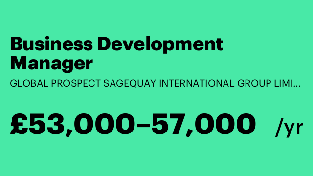 Business Development Manager
