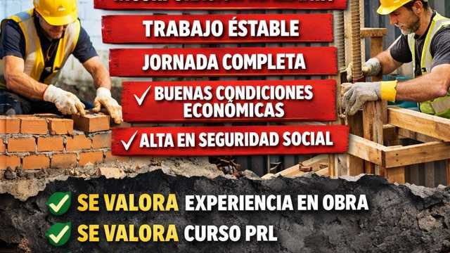 Oficial Albañil / Encofrador