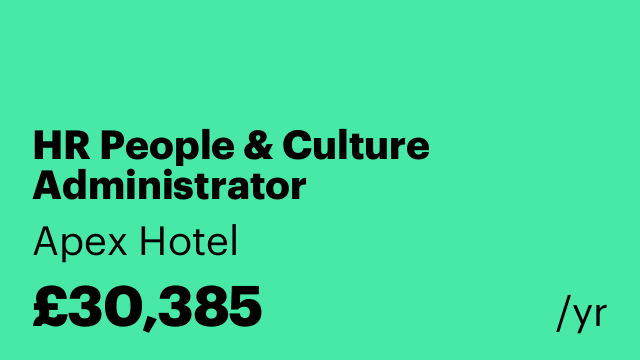 HR People & Culture Administrator