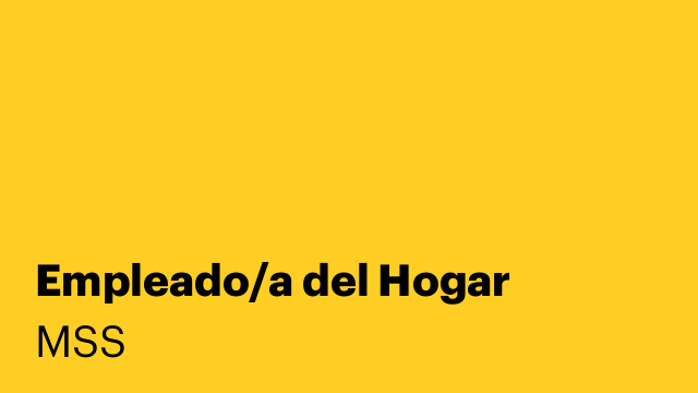 Empleado/a del Hogar