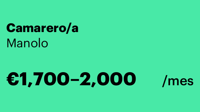 Camarero/a