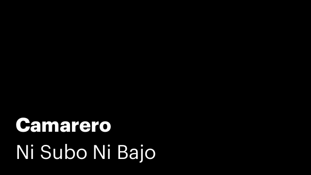 Camarero