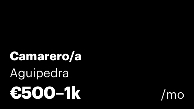 Camarero/a