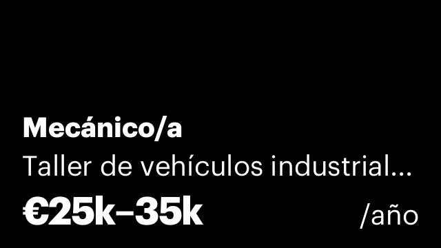 Mecánico/a