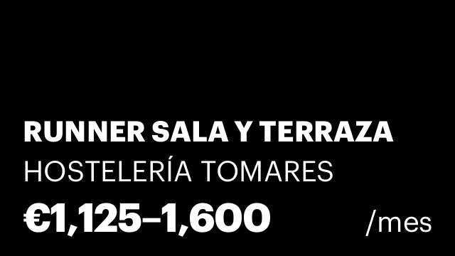 RUNNER SALA Y TERRAZA