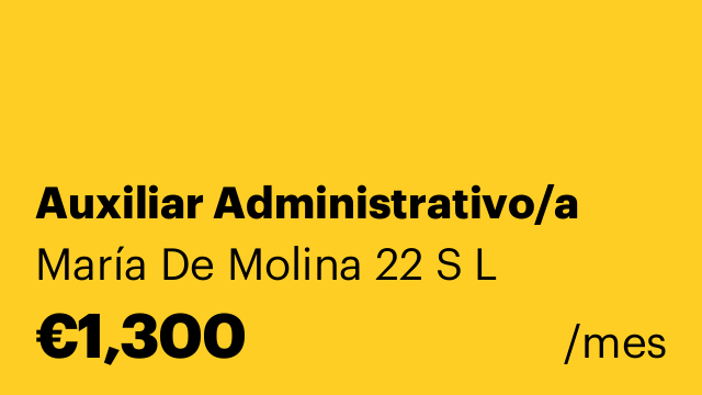 Auxiliar Administrativo/a