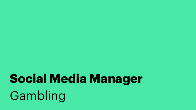 Social Media Manager