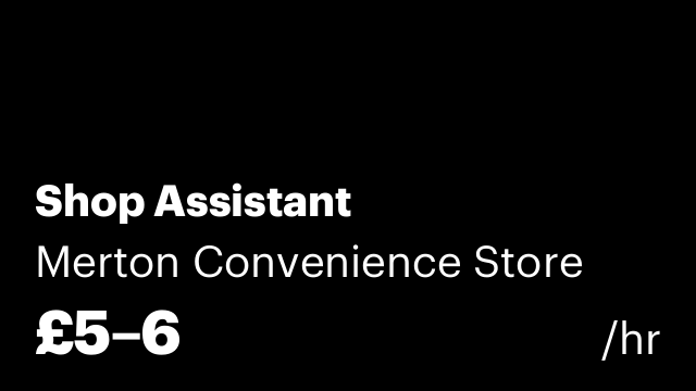 Shop Assistant