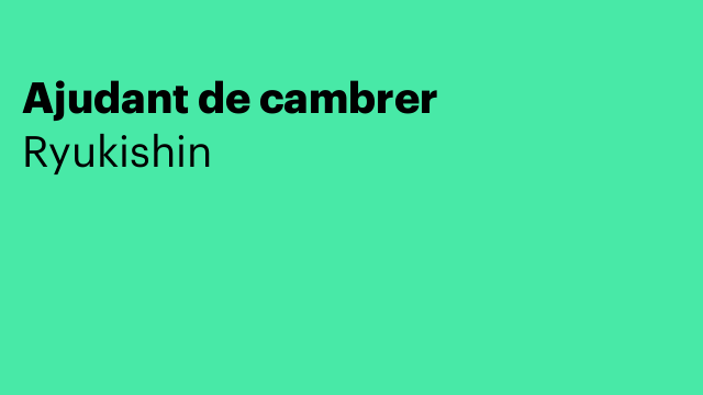 Ajudant de cambrer