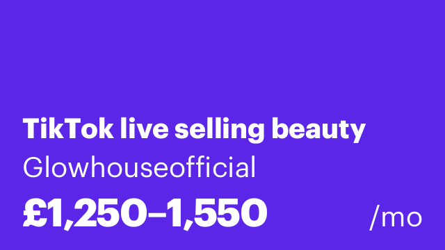 TikTok live selling beauty