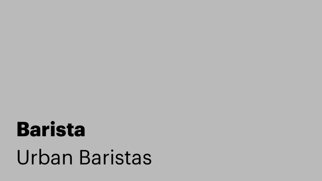 Barista