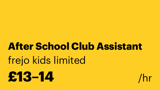 After School Club Assistant
