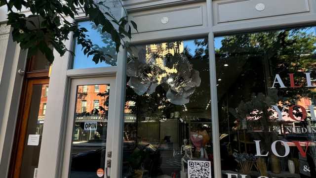 Delivery driver flowers