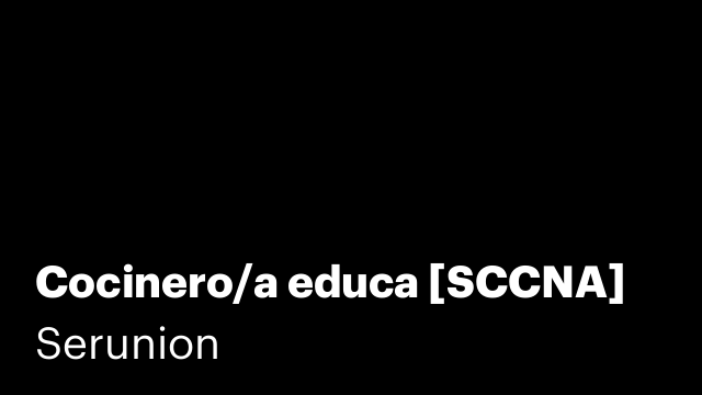 Cocinero/a educa [SCCNA]
