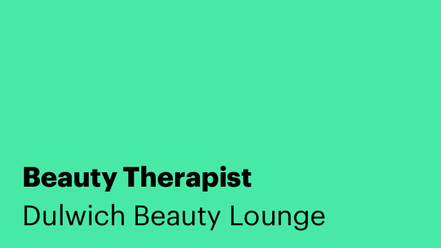 Beauty Therapist
