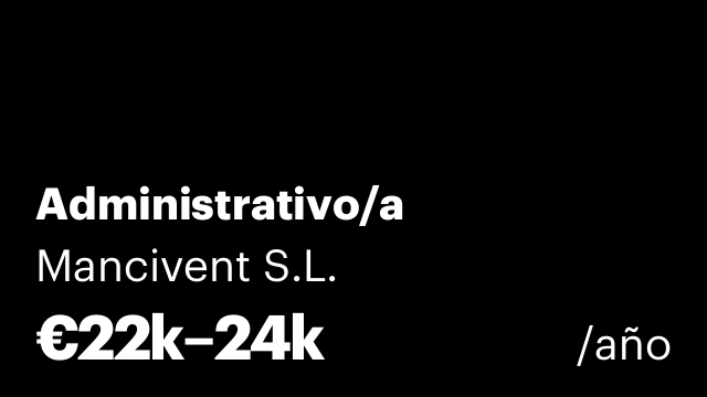 Administrativo/a