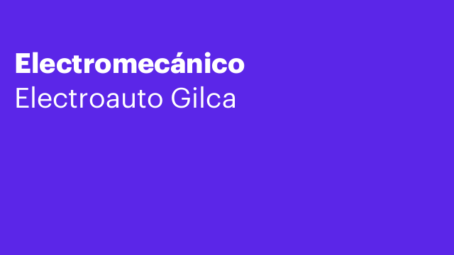Electromecánico