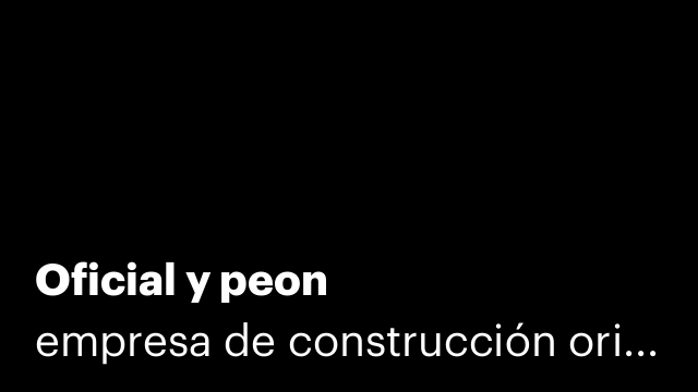 Oficial y peon
